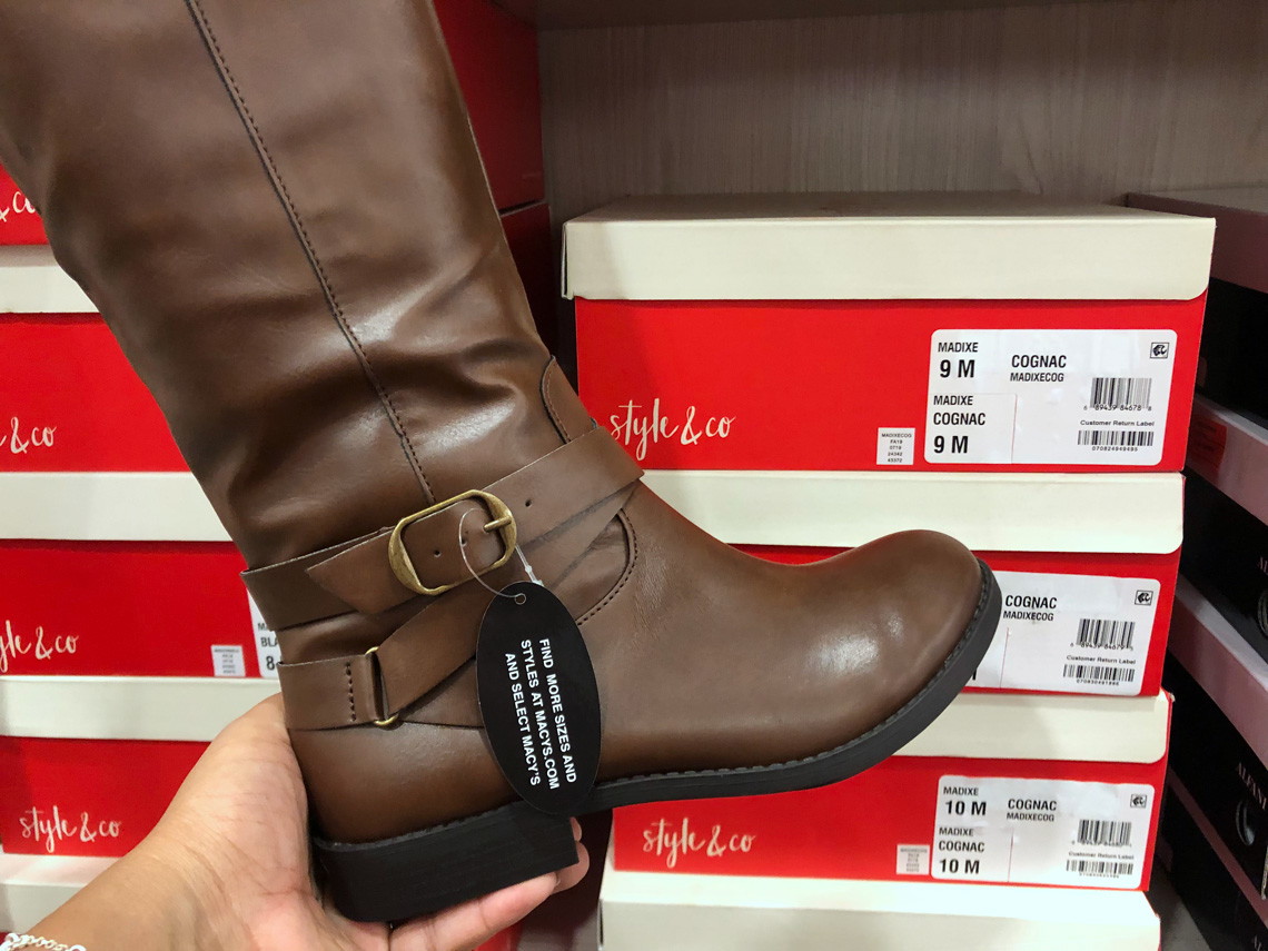 macy's boots style and co