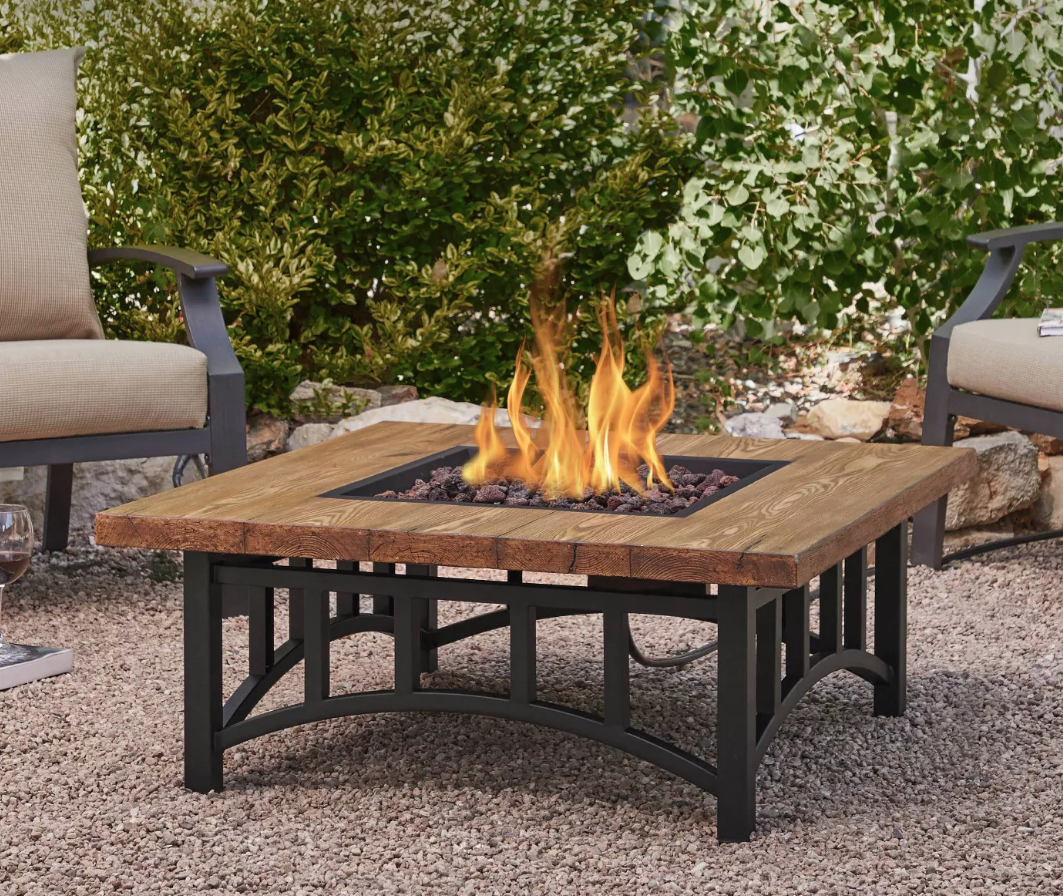 Clearance Patio Fire Tables Fire Pits As Low As 95 At Target