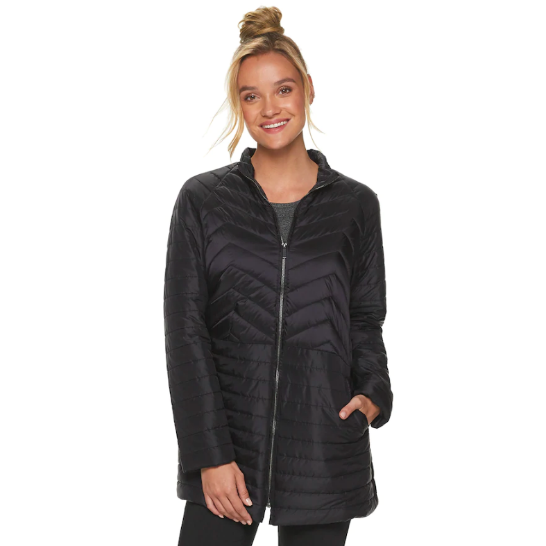 kohls womens puffer coats