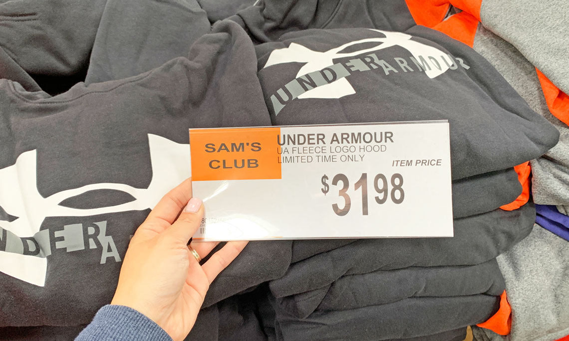 sam's club under armour hoodie