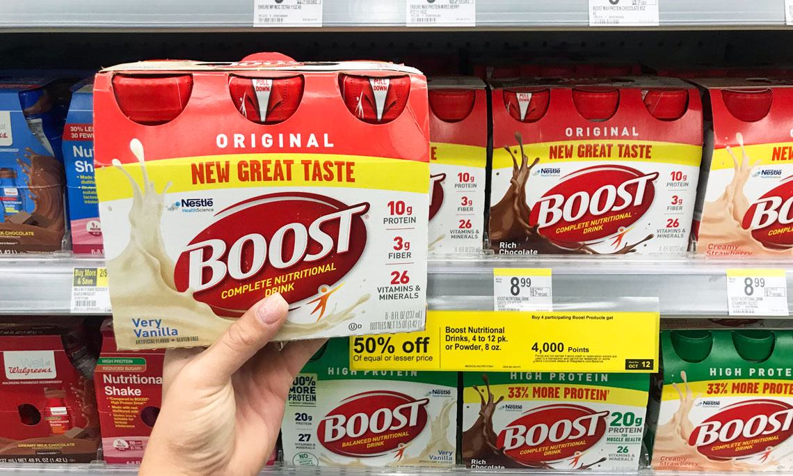 Boost Nutritional Drinks, Just 2.74 at Walgreens! The Krazy Coupon Lady