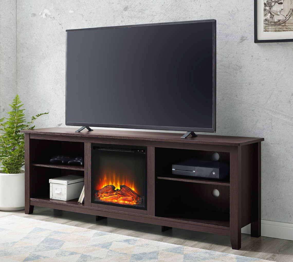 Fireplace Tv Stands As Low As 249 At Walmart The Krazy Coupon