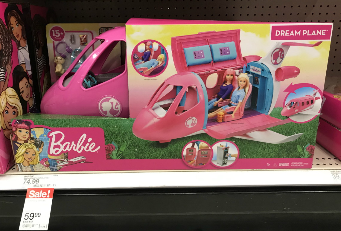 barbie jet plane target