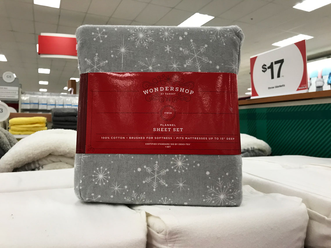 3-Piece Flannel Sheet Sets, Only $13.30 at Target! - The Krazy Coupon Lady