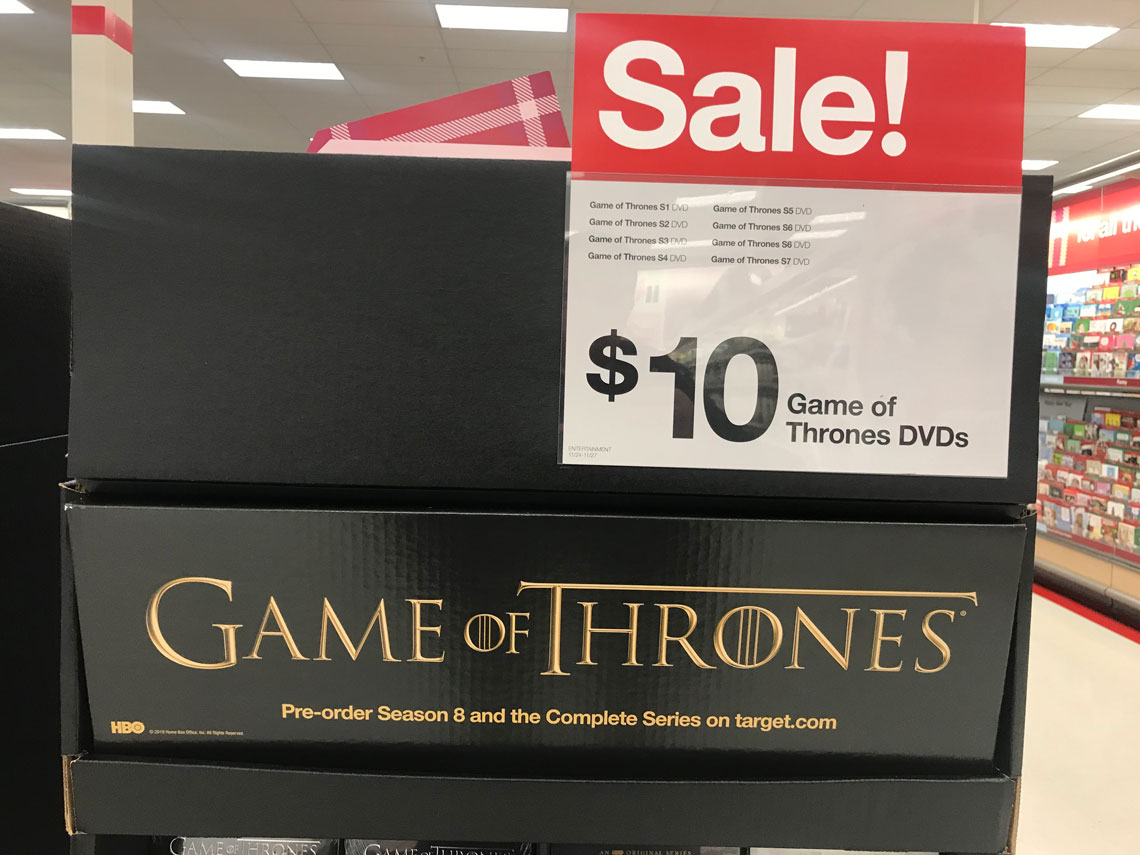 Game Of Thrones On Dvd Under 10 Each At Target The Krazy