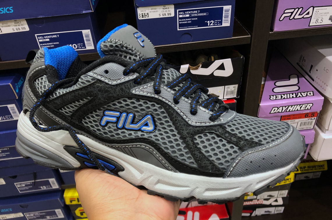 kohls fila mens shoes