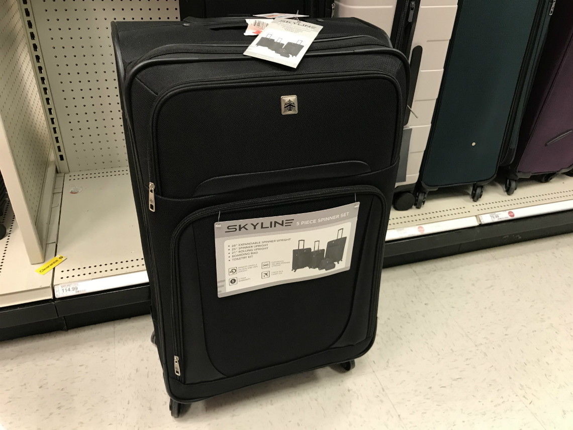 underseat luggage target