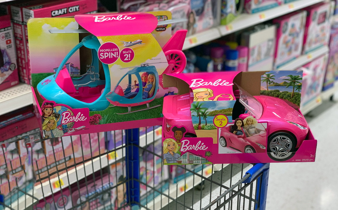 barbie travel helicopter