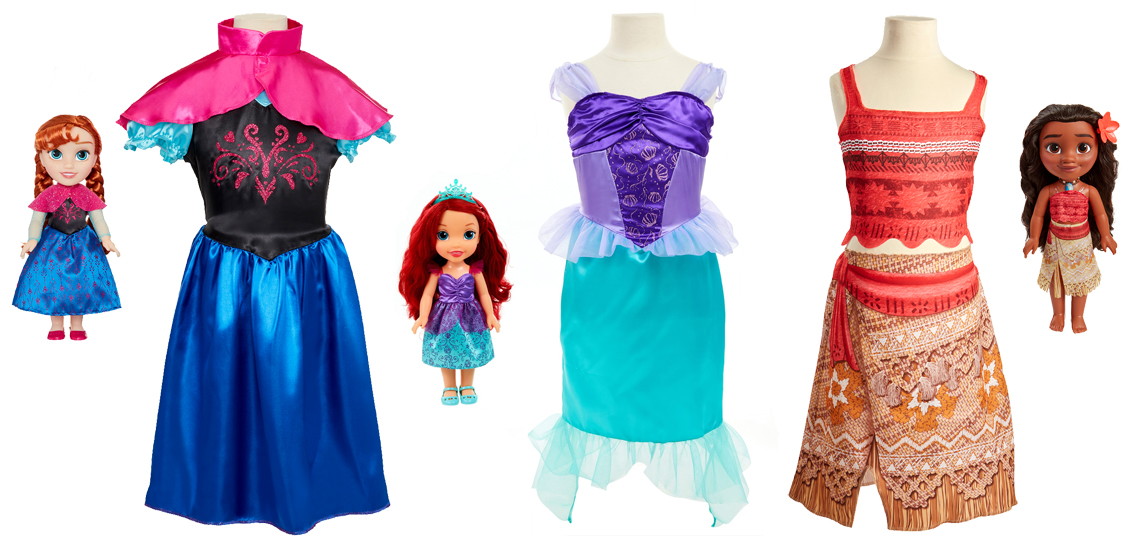 disney princess doll with matching dress