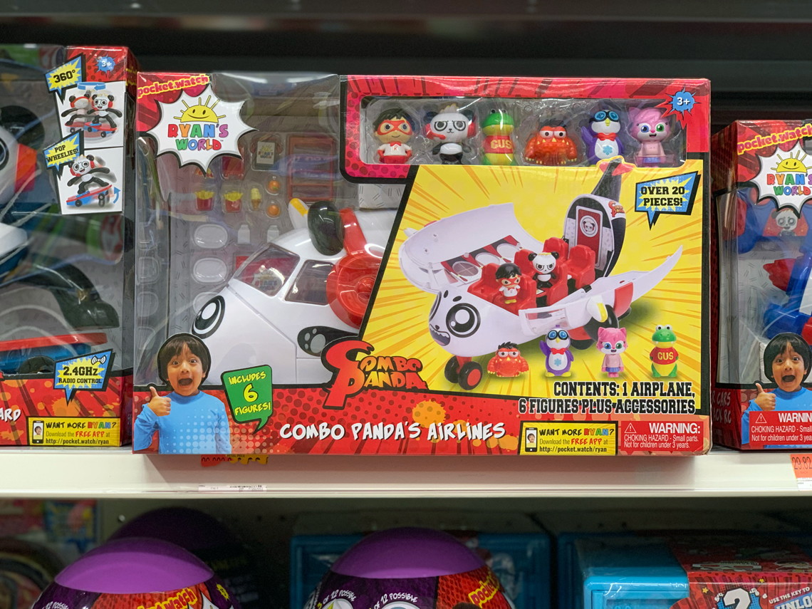 combo panda airplane toy