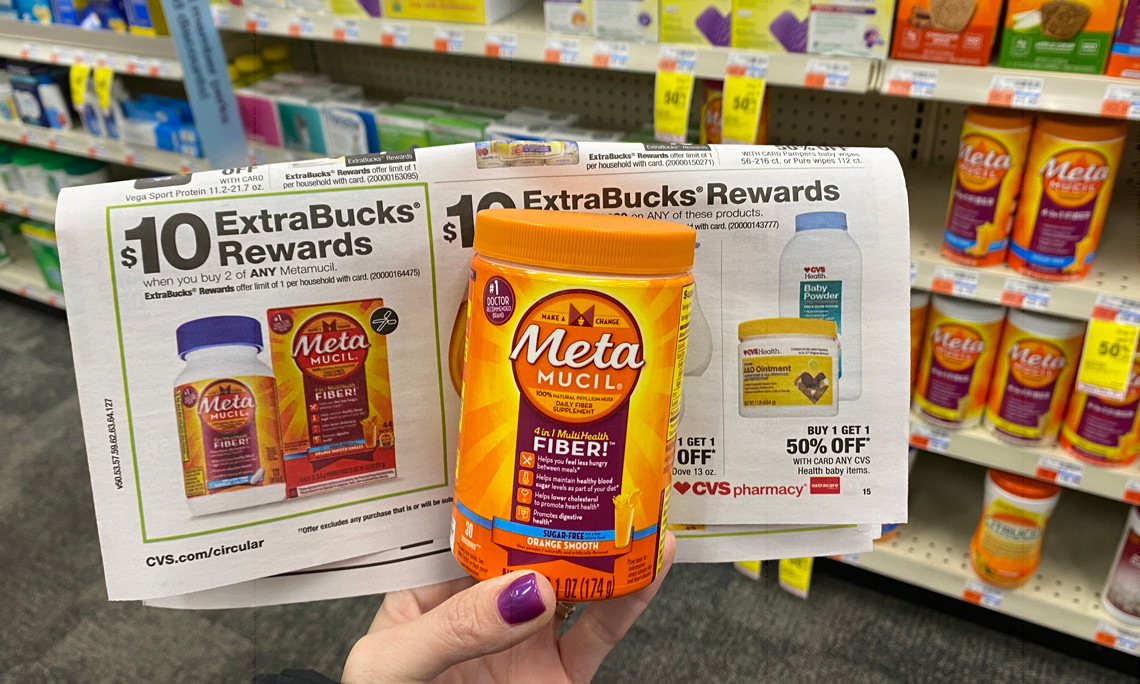 Save 7 00 On Metamucil At CVS Only 2 99 The Krazy Coupon Lady