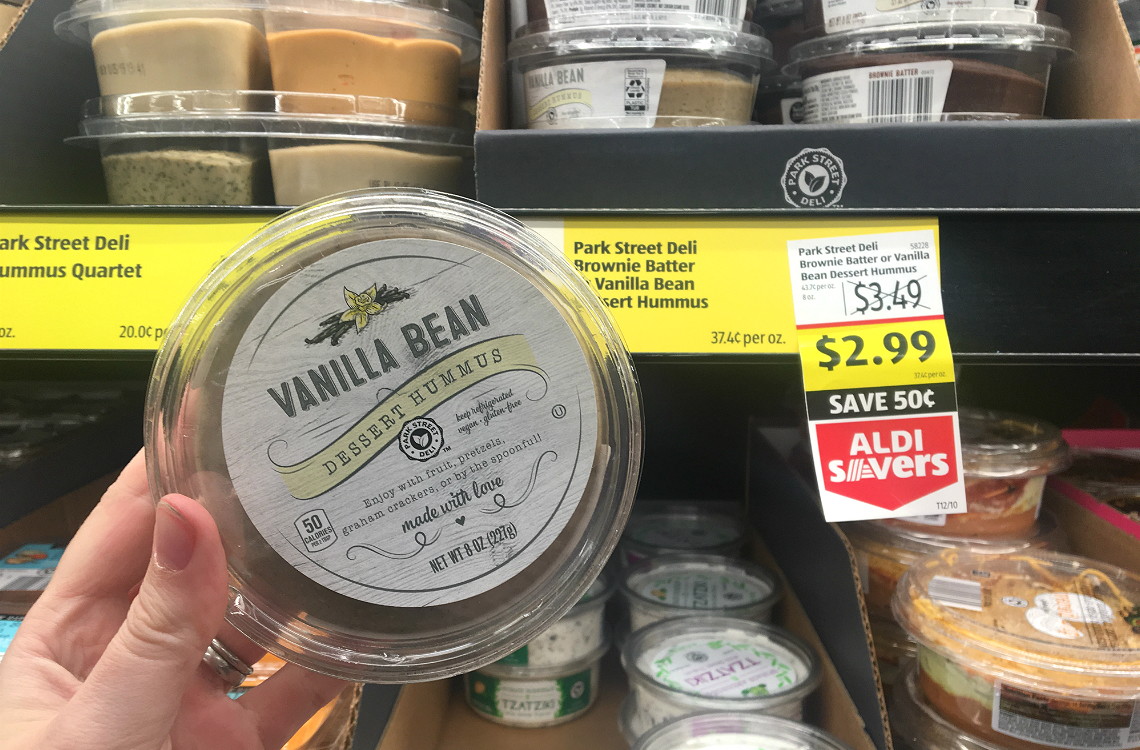 Park Street Deli Dessert Hummus, Only $2.99 at Aldi! - The ...