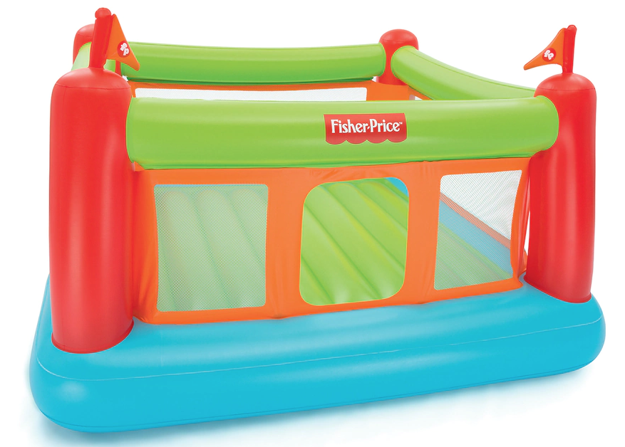 fisher price bounce house with slide