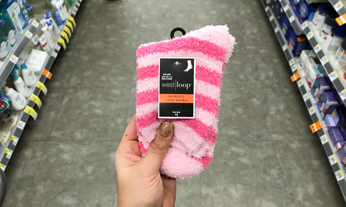 $1.00 Fuzzy Socks at Walgreens! - The Krazy Coupon Lady