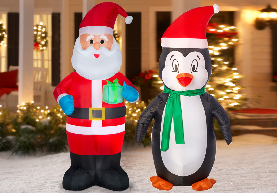 Christmas Clearance! 7' Yard Inflatables, Just $17 at Walmart! - The