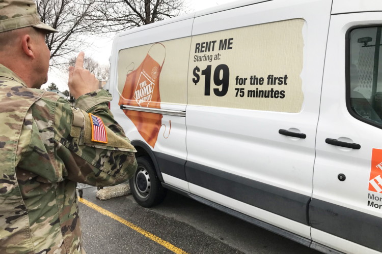 does home depot give military discount online