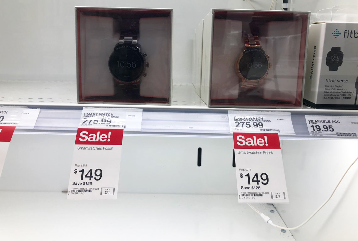 target fossil smart watch