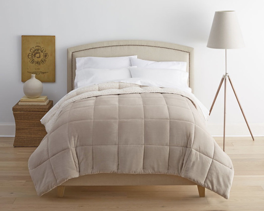 Jcpenney Bedding Sale Faux Mink Sherpa Comforters From 29