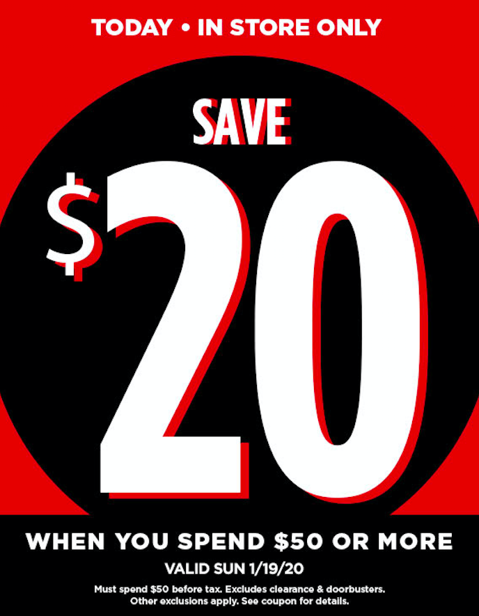 Today Only 20 Off A 50 Purchase At Michaels The Krazy Coupon