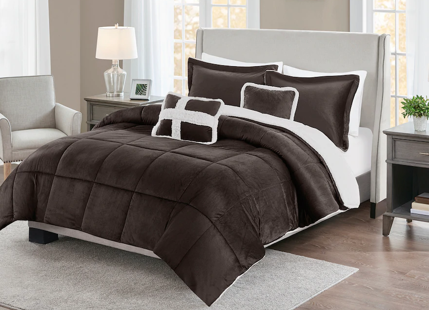 True North Mink To Sherpa Comforter Set 33 At Kohl S The