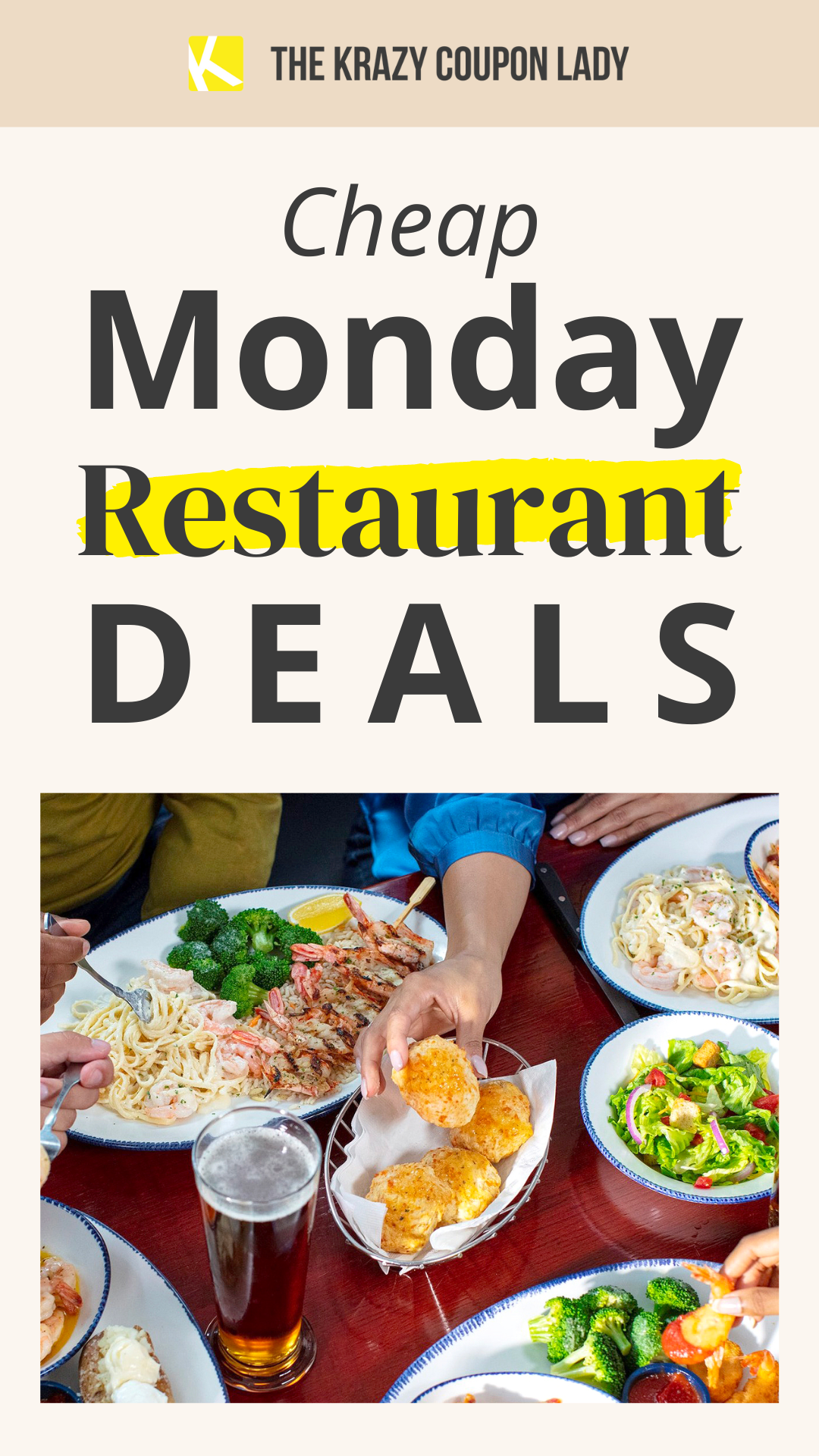 radar Wrijven Uitreiken Take the Night Off With These Cheap Monday Restaurant Deals - The Krazy  Coupon Lady