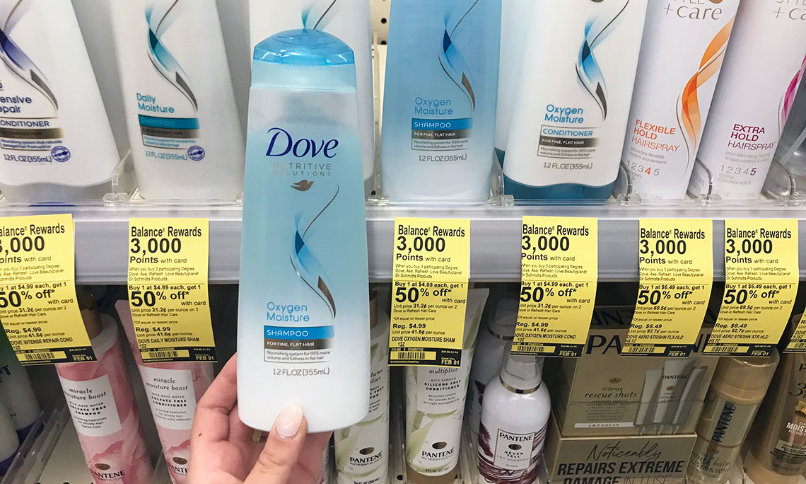 Dove Shampoo & Conditioner, Just 1.49 at Walgreens The Krazy Coupon Lady