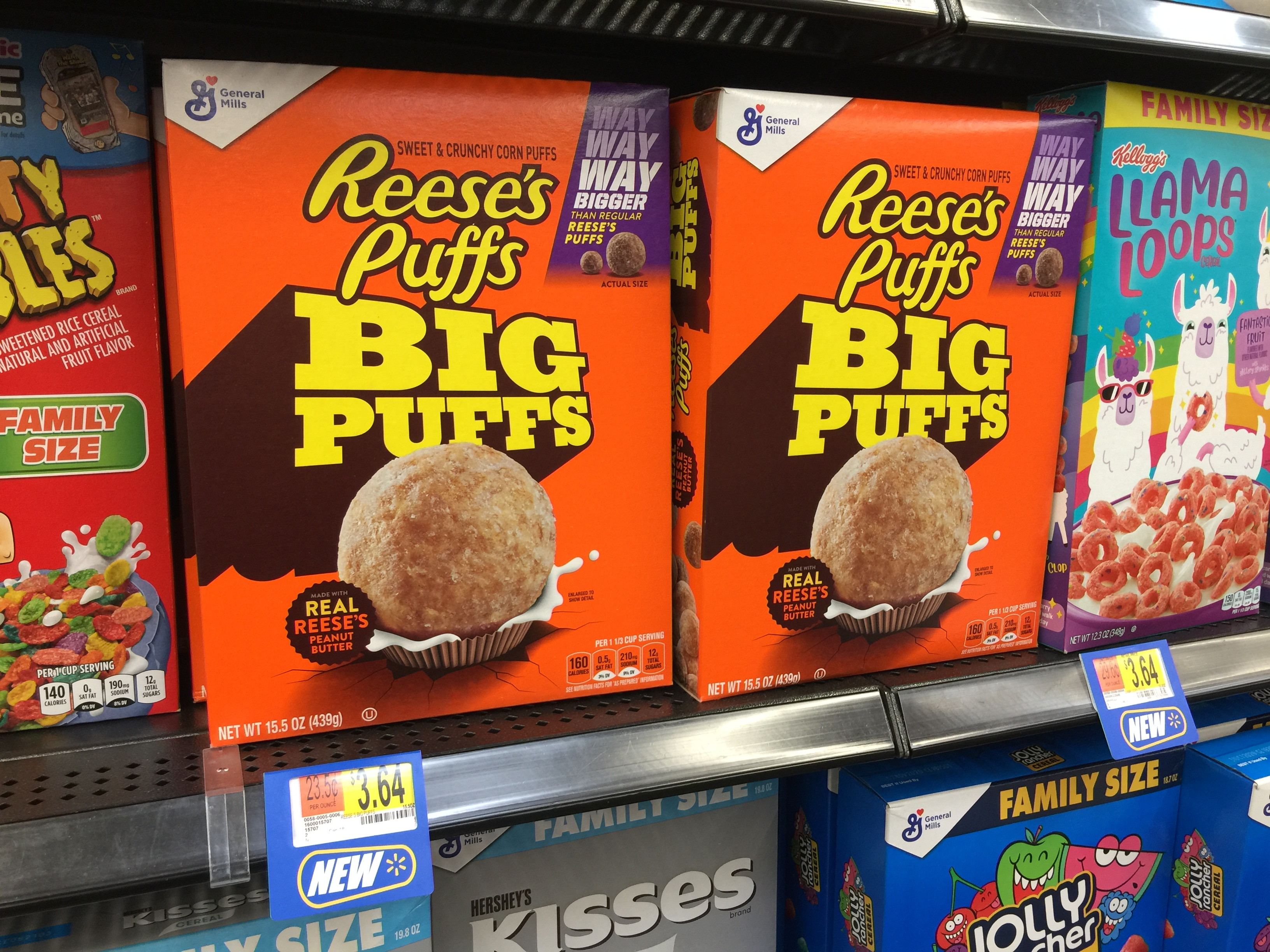 New General Mills Cereals at Walmart Jolly Rancher, Reese