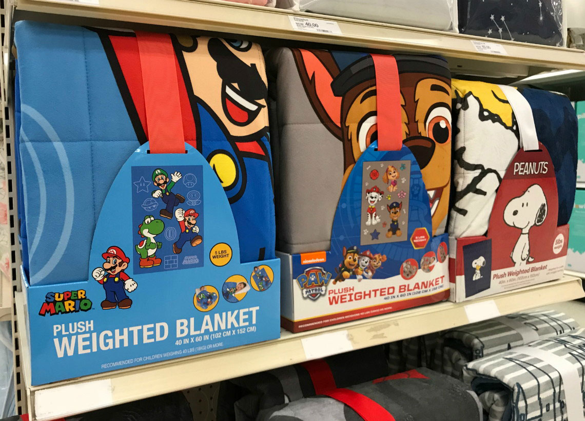 Kids' Character Weighted Blankets, as Low as $36 at Kohl's - The Krazy