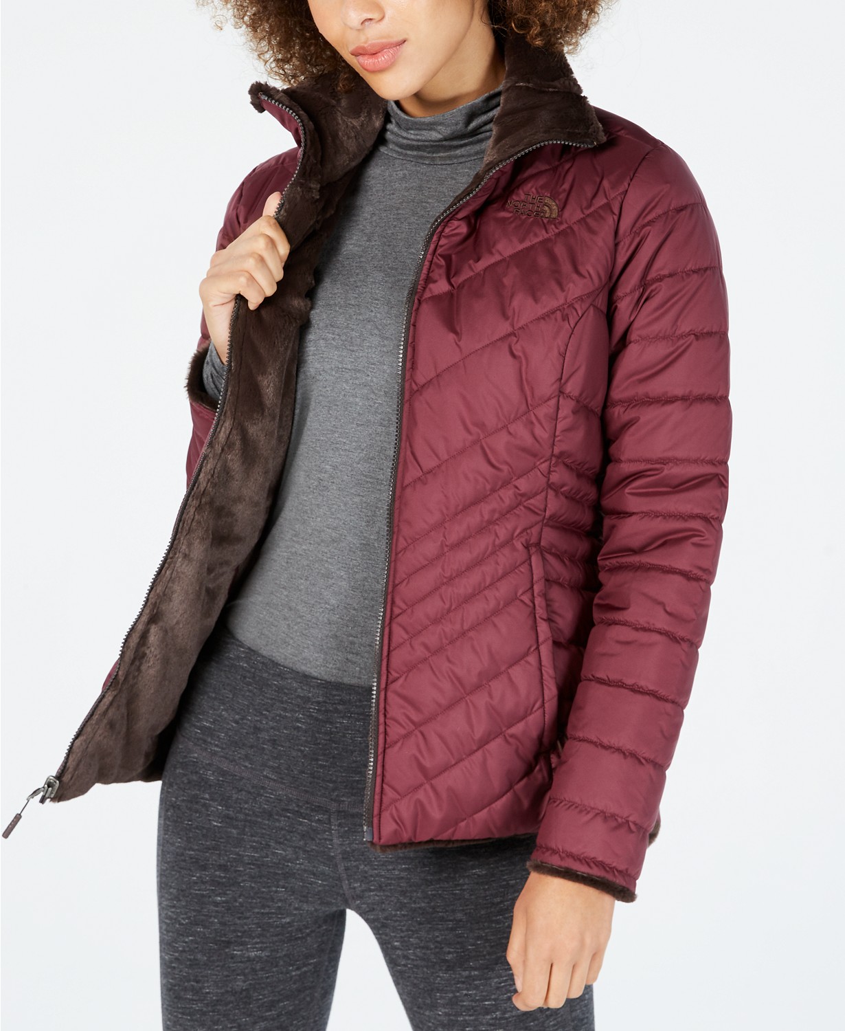 north face women's fleece lined jacket