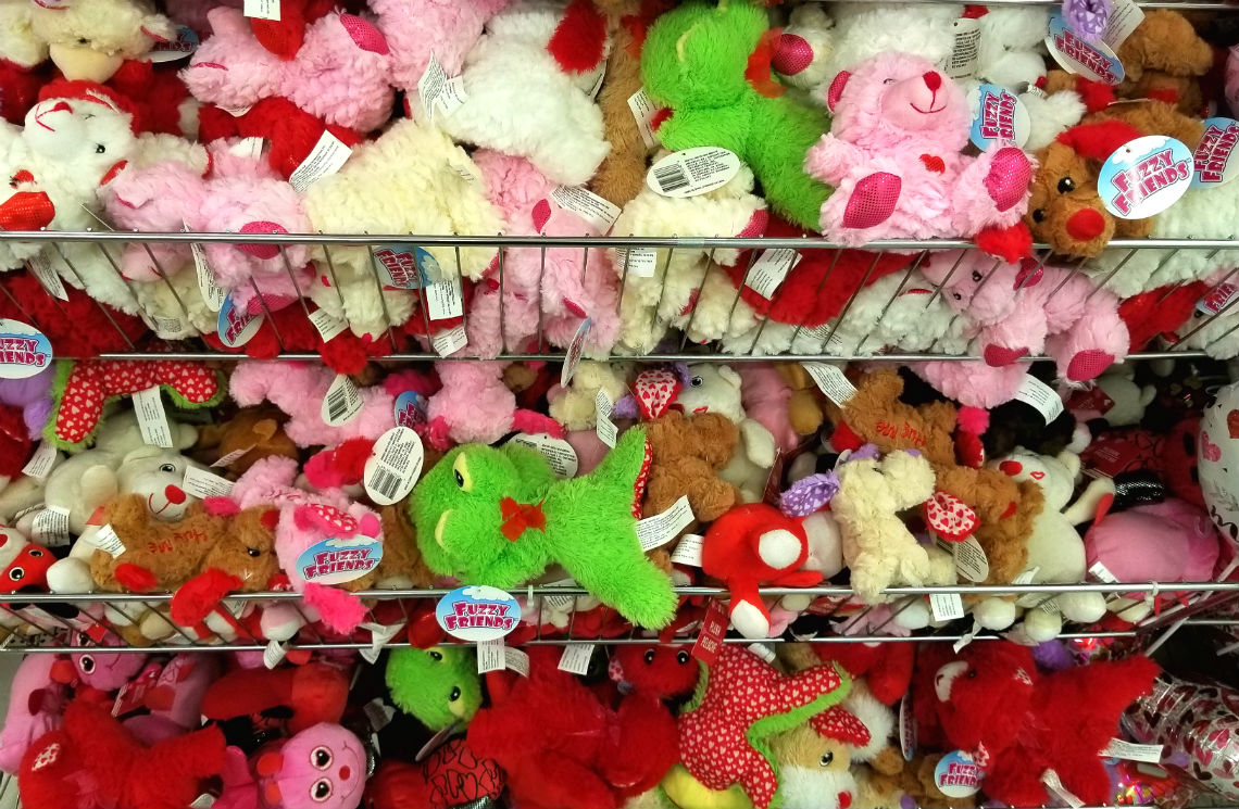 dollar tree valentine stuffed animals