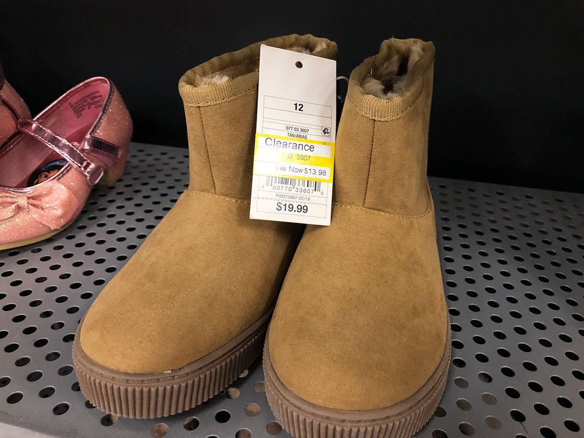 target shearling boots