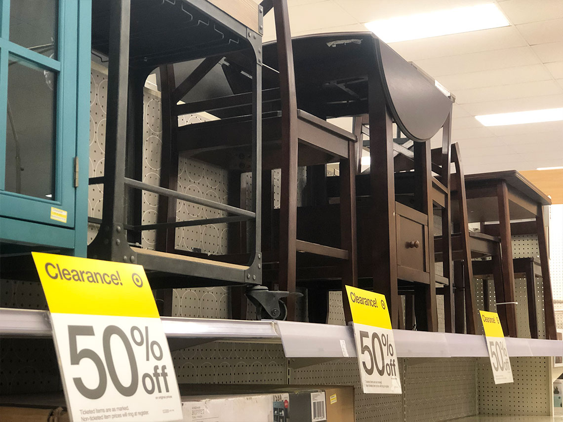 Hurry In Store Furniture Clearance At Target The Krazy Coupon Lady