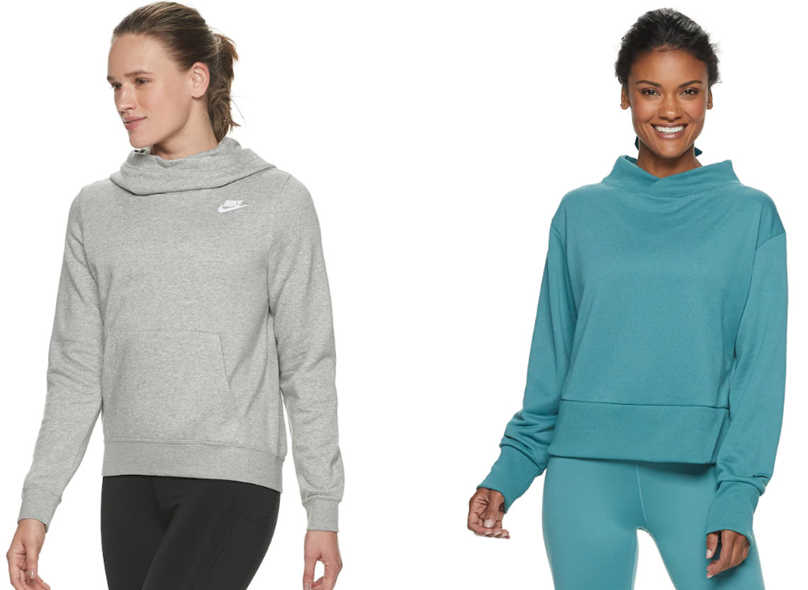 nike funnel neck hoodie kohls