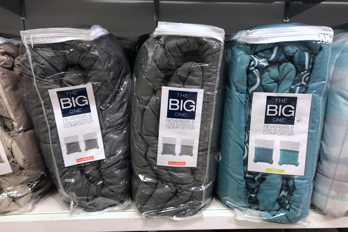 kohl's the big one reversible plush comforter