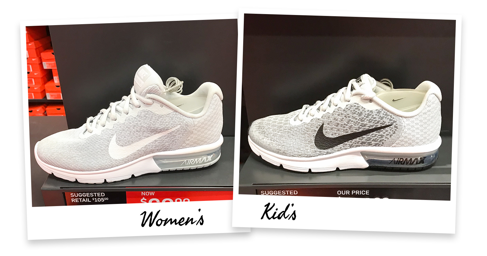 nike youth sizes to women's