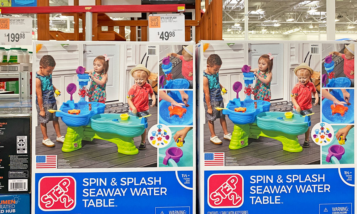 sams club kids water table