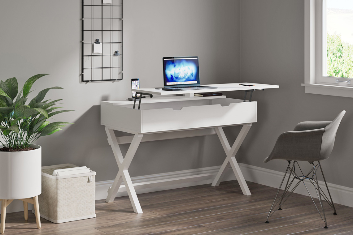Sit Stand Desk Only 105 On Walmart Com The Krazy Coupon Lady