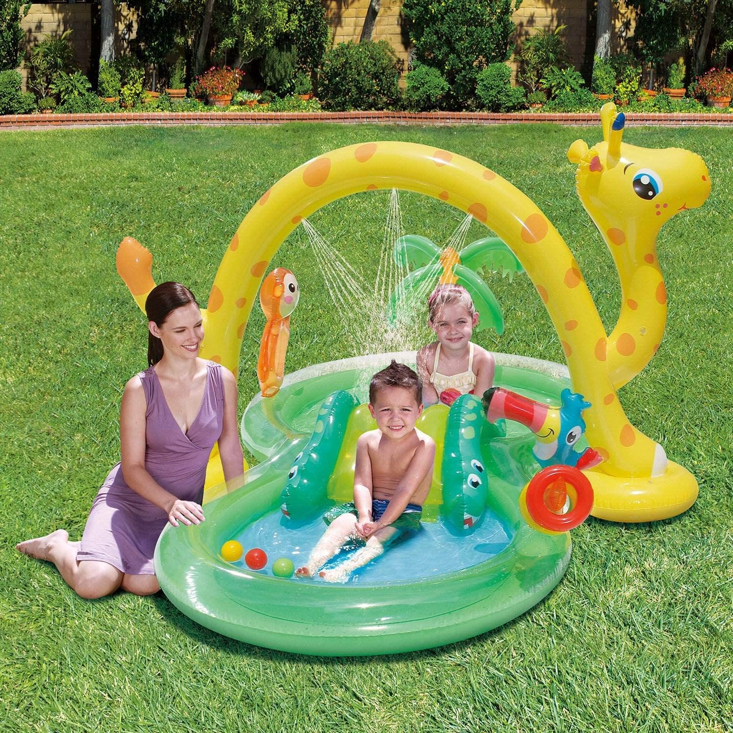 inflatable pool slide target