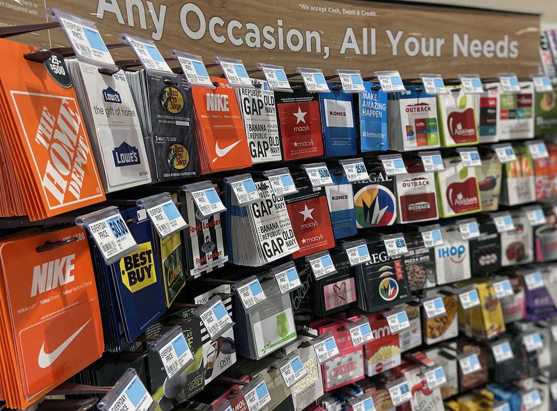 what kinds of gift cards does cvs sell