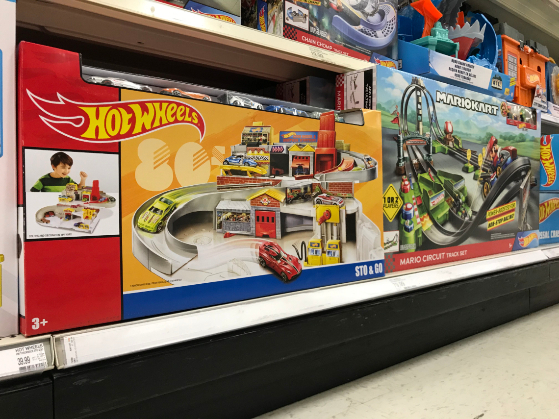 hot wheels sto and go target