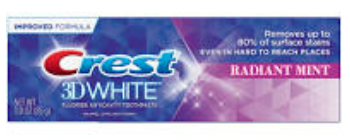 promotional 3d white toothpaste coupons