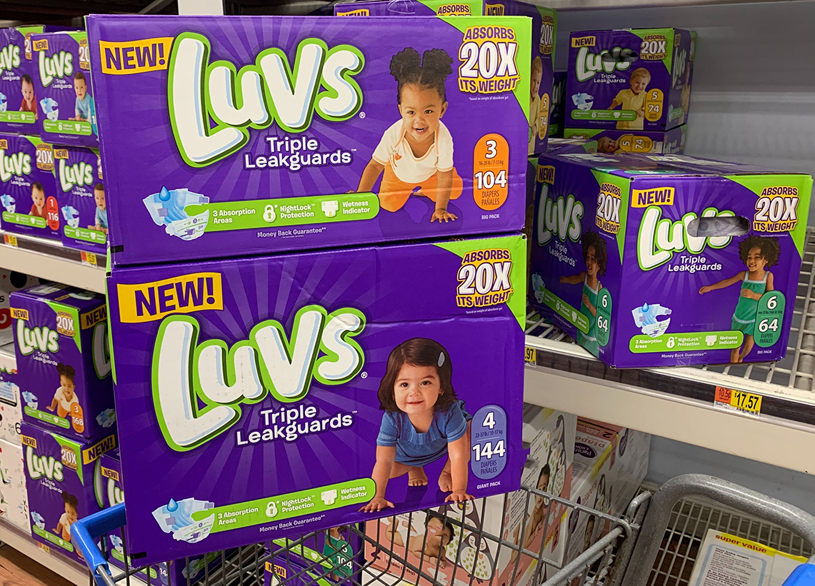 walmart luvs diapers size 3