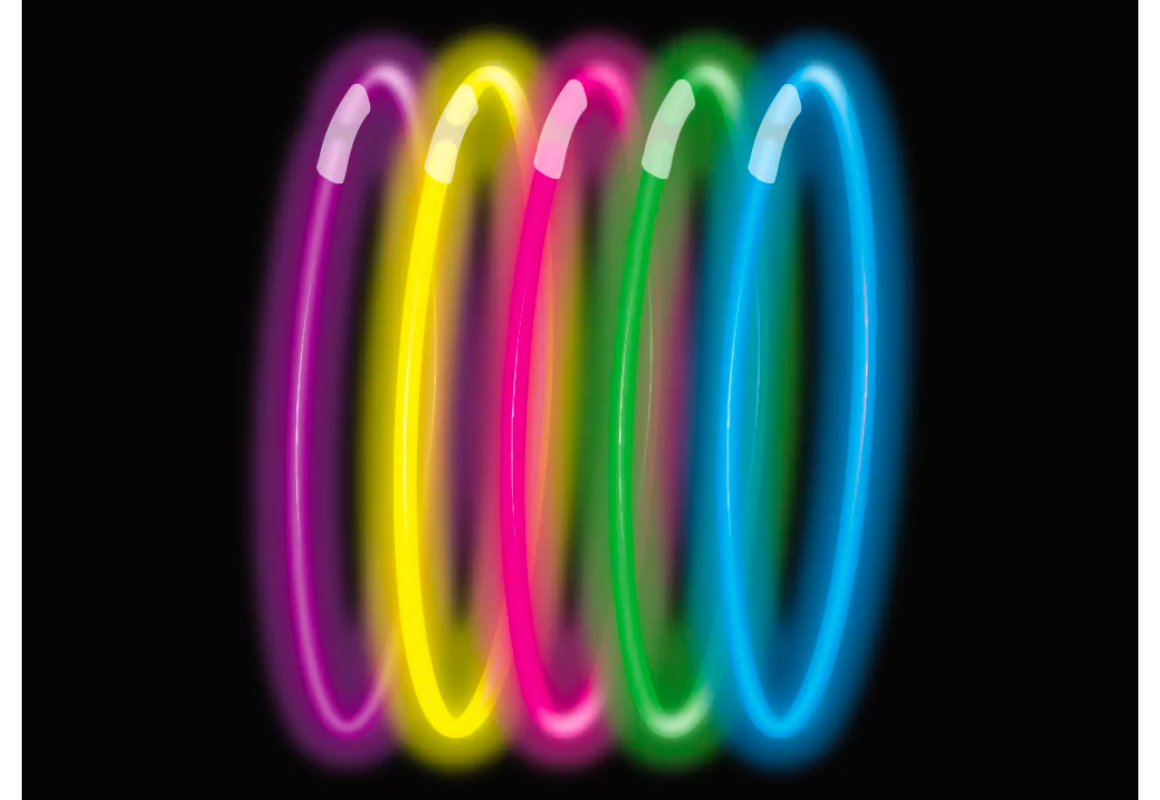 Glow Sticks Bulk 100ct 22'' Glow Necklaces with Kenya