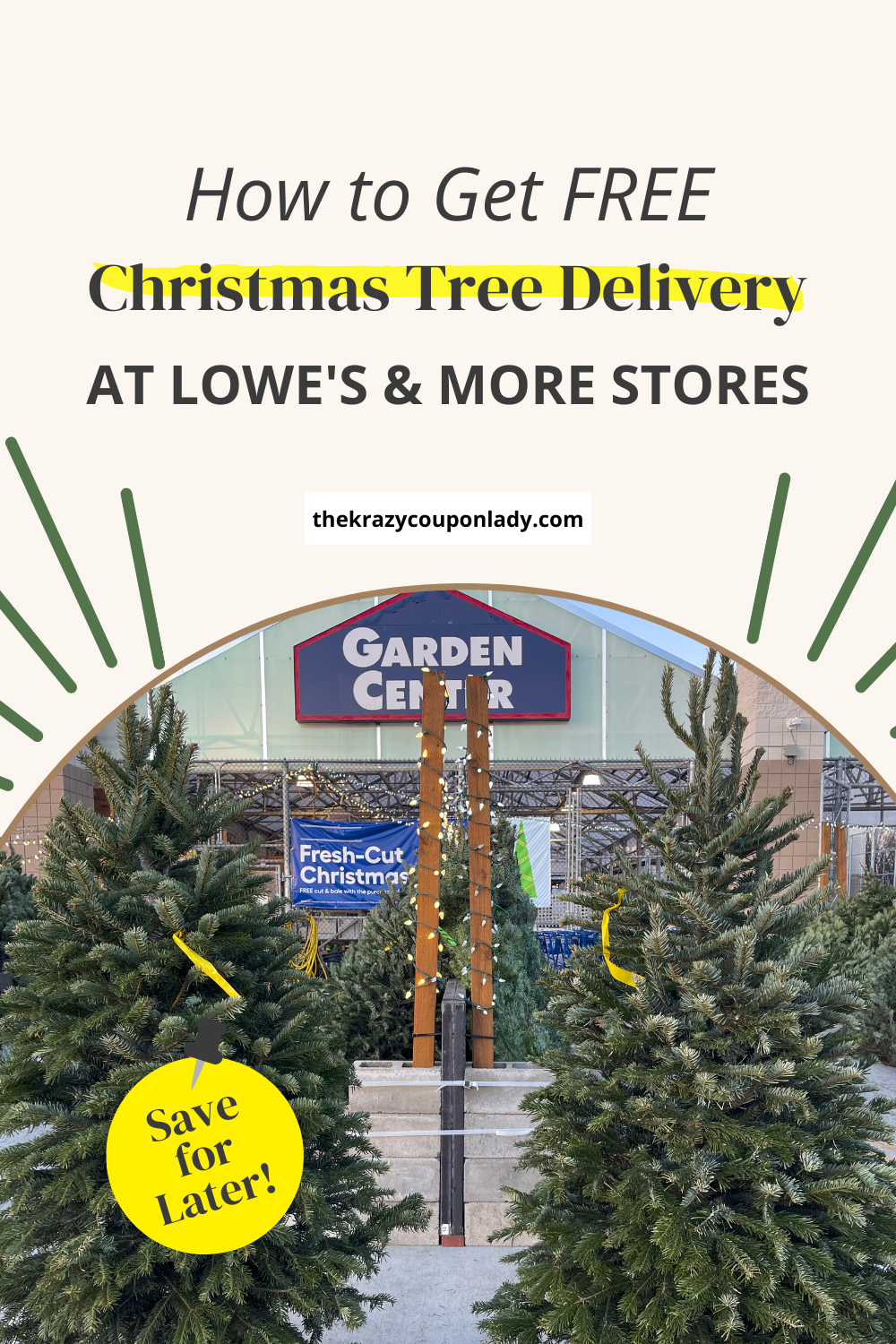 How to Get Free Lowe's Christmas Tree Delivery - The Krazy Coupon Lady how-to-get-free-lowe-s-christmas-tree-delivery-the-krazy-coupon-lady
