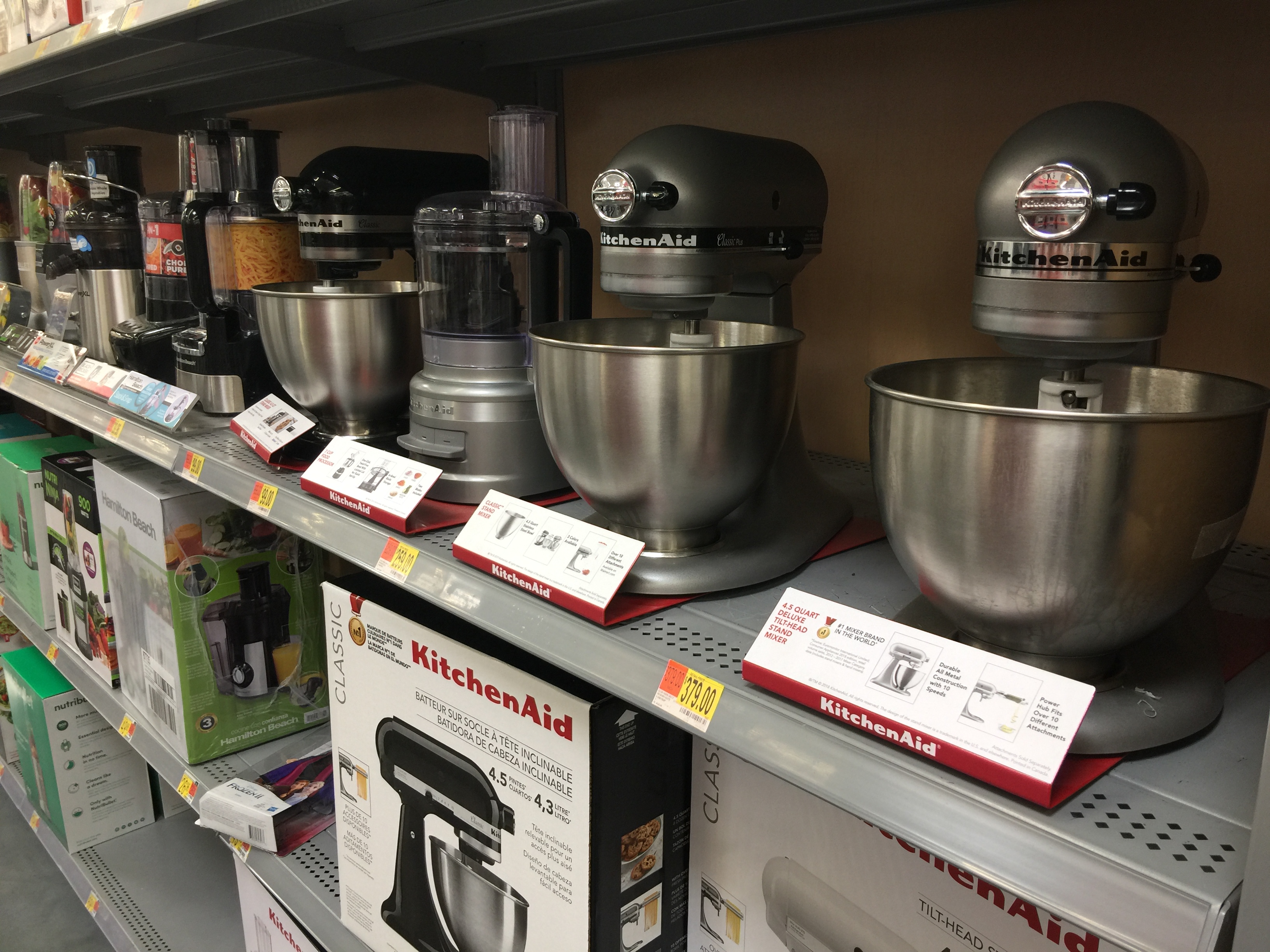 walmart kitchenaid mixer clearance