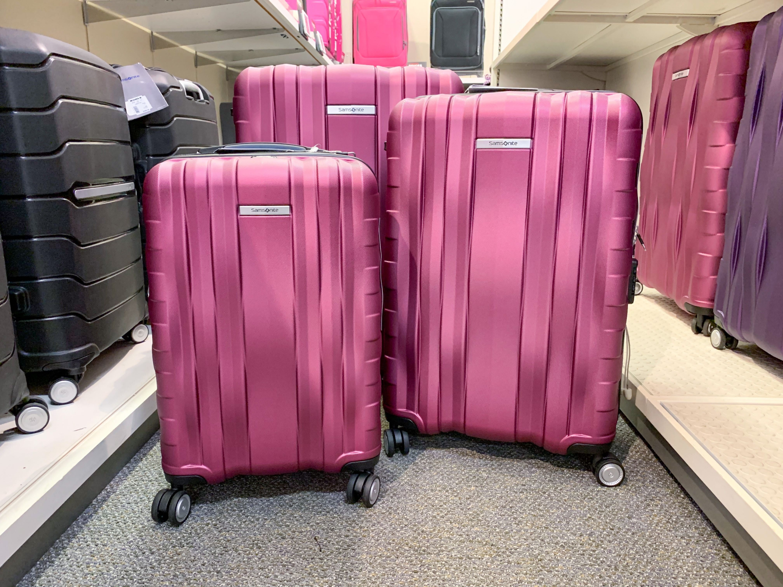 kohls luggage hardside