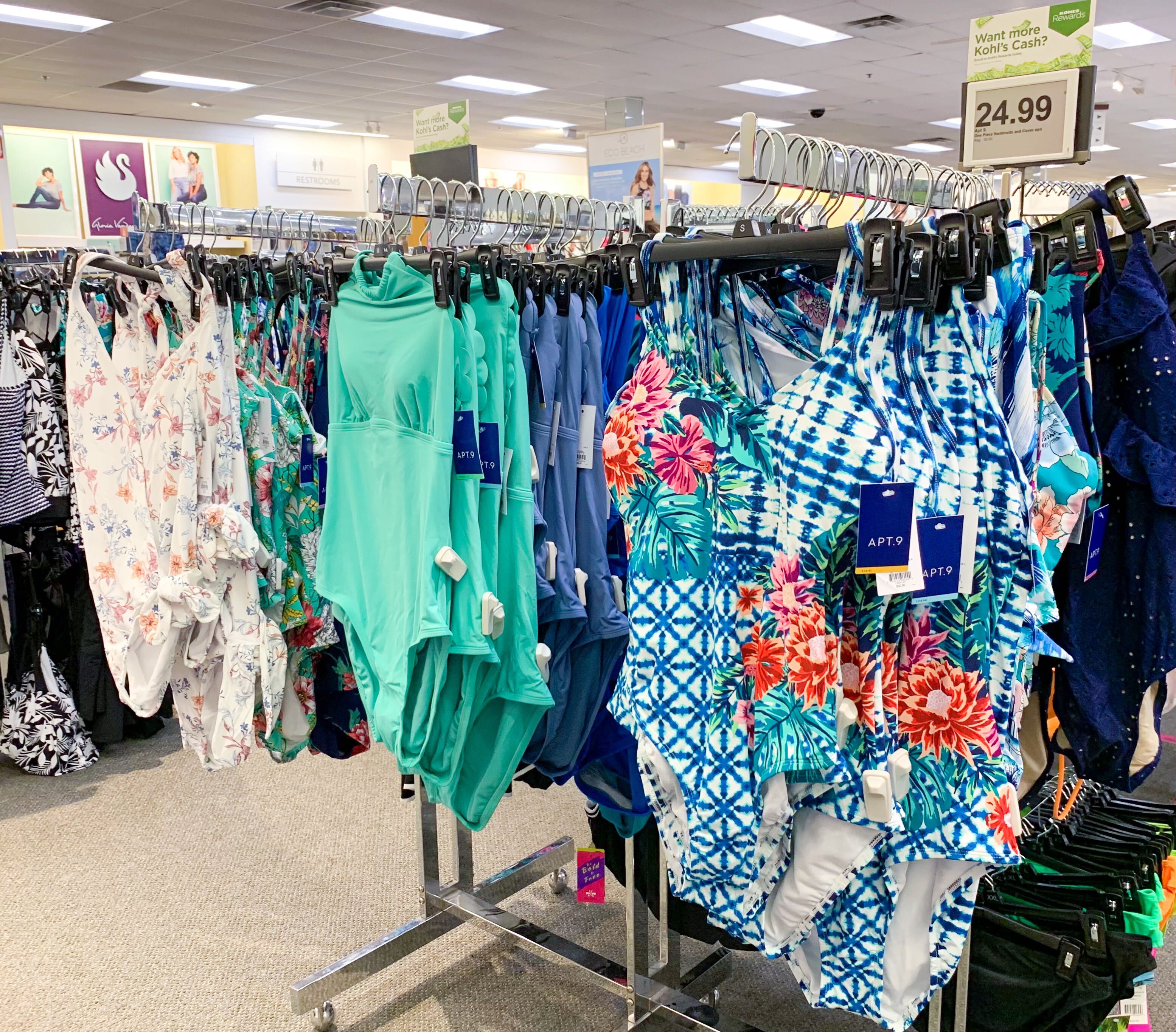 kohl's swimwear clearance