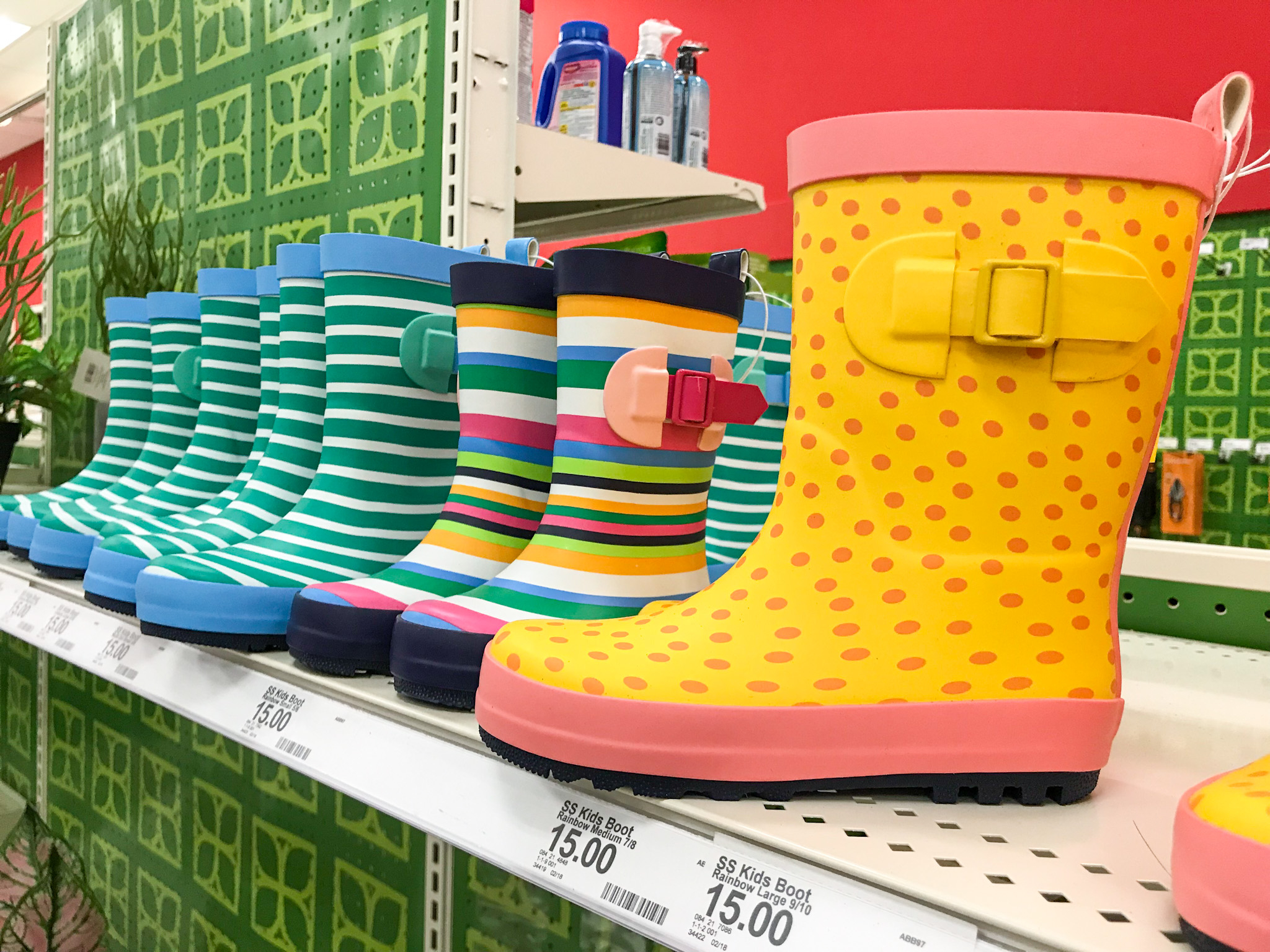 Buy target rainbow rain boots> OFF50