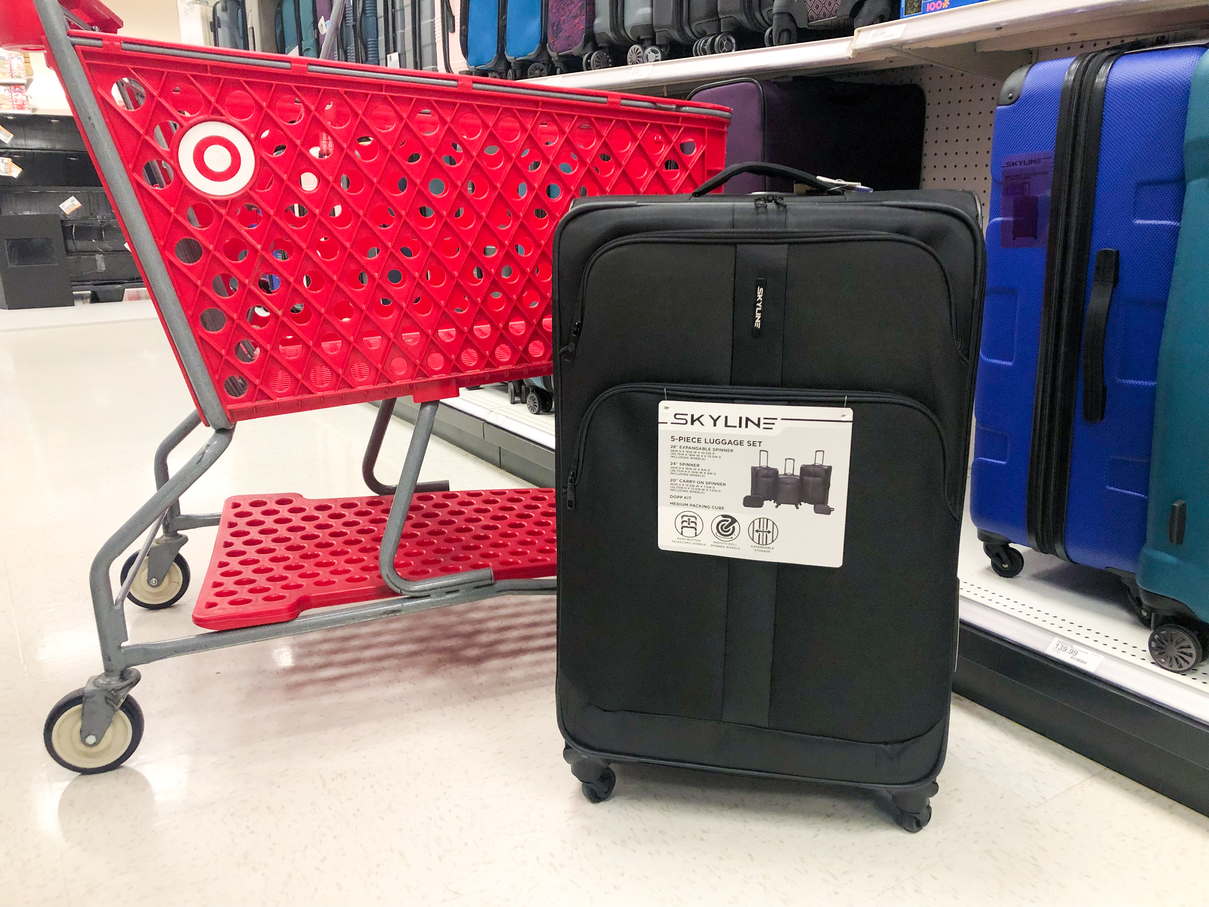 target skyline luggage