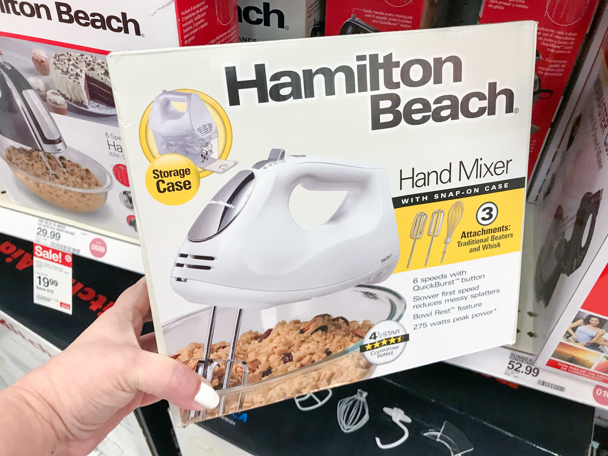 hamilton beach 6 speed hand mixer 62632r
